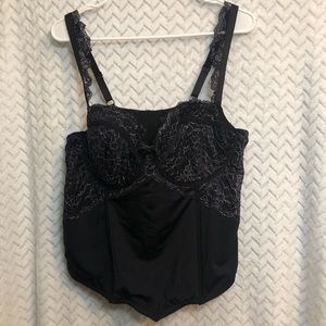 Torrid Black Bustier Size 2.